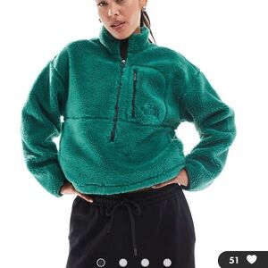 The‎ North Face Women's Extreme Pile Half Zip Fleece Teal Women’s Large